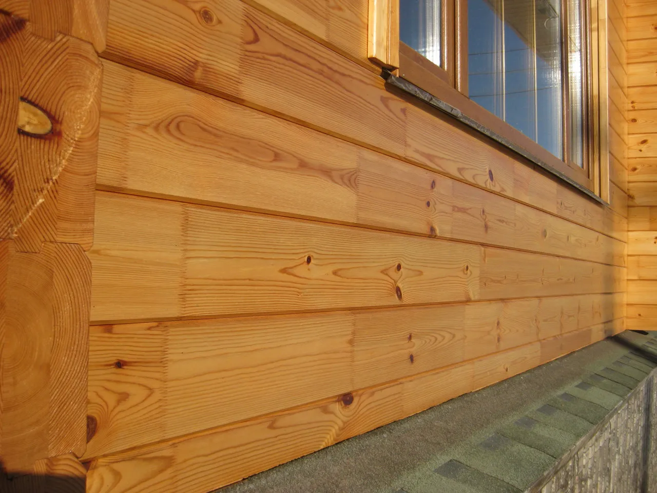 Отшлифованные стены из бруса
