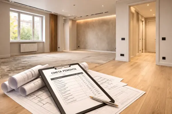 Интерьер на этапе ремонта